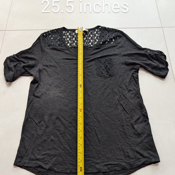 Jones New York Large Black Knit Top - Picture 8 of 12